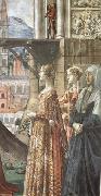 Domenicho Ghirlandaio Details of Heimsuchung oil painting